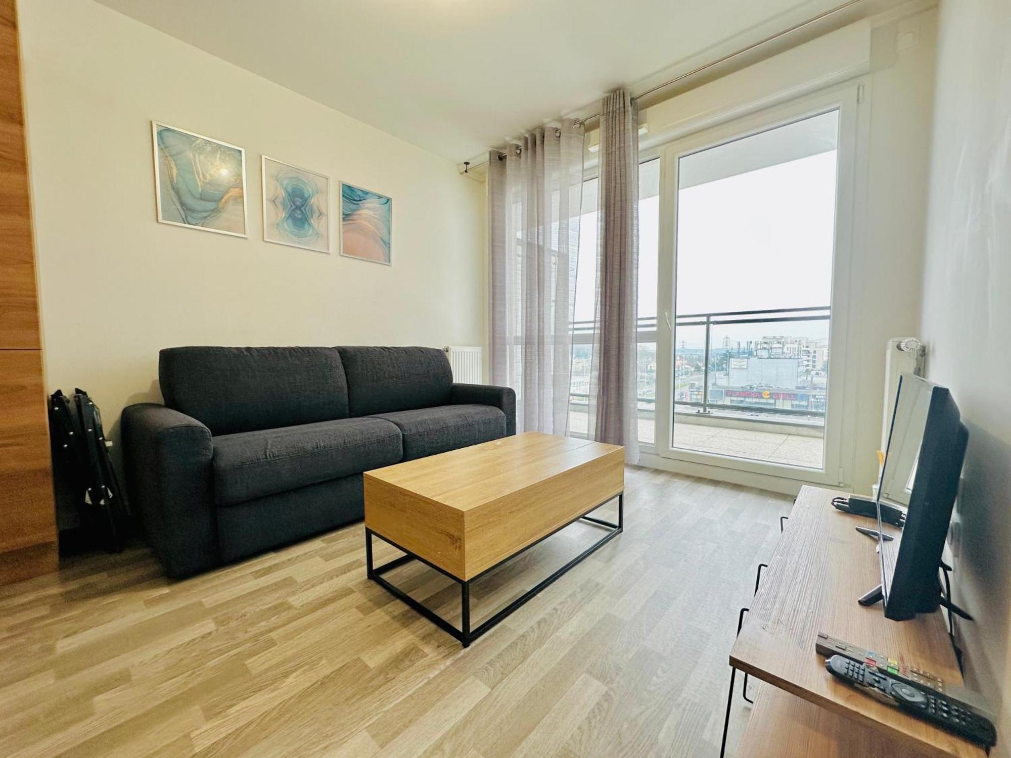 Agreable 2 Pieces Avec Balcon Et Parking Transports By Immo Kit Bnb Sarcelles Exterior foto